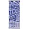 Sticko® Blue Foam Alphabet Sticker Sheets, 2ct.